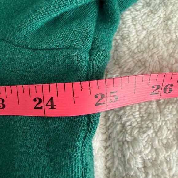J Crew Womens Size XL Green Tunic Fleece Sweatshirt Outdoors Casual Basic Cozy - Picture 6 of 10